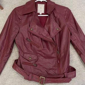 Guess Faux Leather Moto Jacket